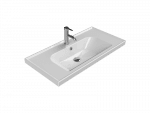 Turkuaz Cerastyle Frame 90X45 Cm Beyaz Etajerli Lavabo  - Clean Active Antibakteriyel Lavabo