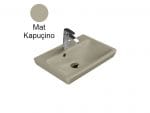Turkuaz Cerastyle Porto 55X38 Cm Mat Kapuçino Etajerli Lavabo