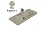 Turkuaz Cerastyle Porto 85X48 Cm Mat Kapuçino Etajerli Lavabo