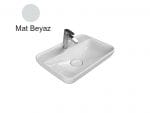 Turkuaz Cerastyle Lal 60X42 Cm Mat Beyaz Tezgah Üstü Lavabo