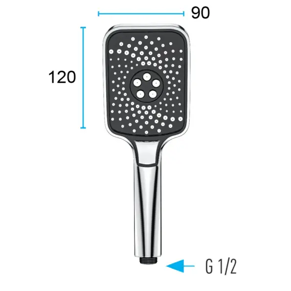 Valtemo Reflex VS-7621 El Duşu Seti Boyutları