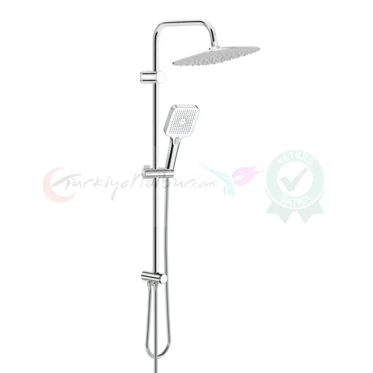 Valtemo Duş Seti Yorumları & Valtemo Batarya Yorumları 38 Valtemo Büyük Boy, Butonlu Modern Tasarım Duş Seti Vs-2443