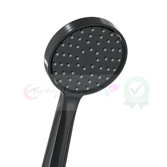 Valtemo vs-7944 Kirece Dayanıklı Siyah Duş Başlığı