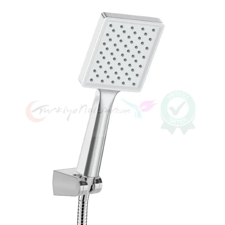 Valtemo Duş Seti Yorumları & Valtemo Batarya Yorumları 29 Valtemo Mat Krom Otel Tipi El Duşu + Hortum + Mafsal – 3’lü Duş Seti Vs-7918