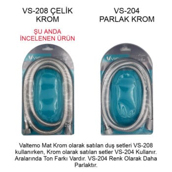 Valtemo Vs-208 ile Vs-204 Farkı