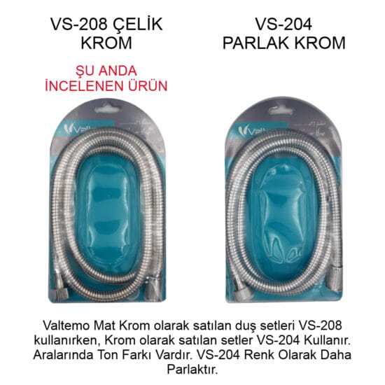 Valtemo Vs-208 ile Vs-204 Farkı