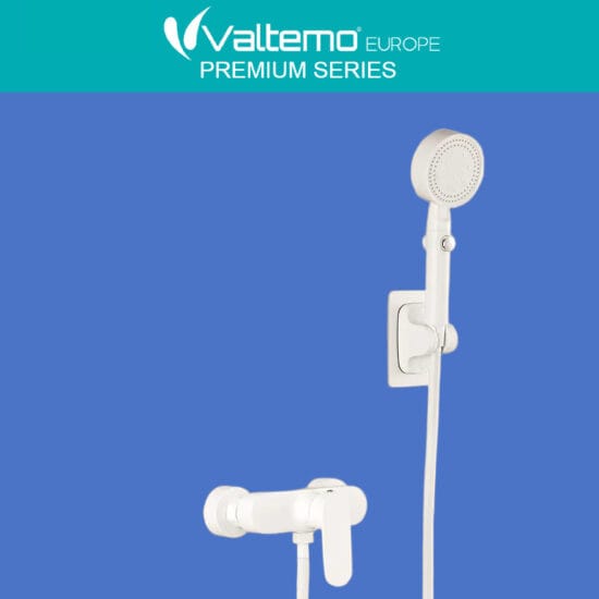 Valtemo VS-258 Beyaz Duş Hortumu Patlamaz Ultra Dayanıklı