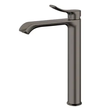 Valtemo Vm-1213 Uzun Art Gray Antrasit Çanak Lavabo Bataryası