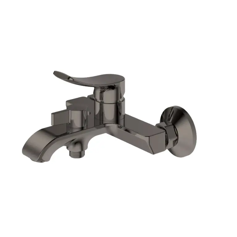 Valtemo Duş Seti Yorumları & Valtemo Batarya Yorumları 16 Valtemo Valero Özel Tasarım Art Gray Antrasit Banyo Bataryası Vm-1223