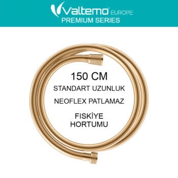 Valtemo Vs-272 Gold Sarı Duş Hortumu
