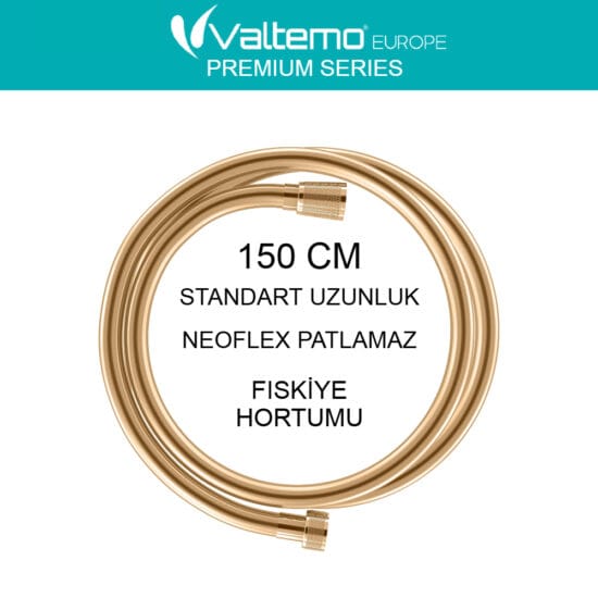 Valtemo Vs-272 Gold Sarı Duş Hortumu