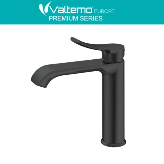 valtemo vm 1202 mat siyah lavabo bataryası
