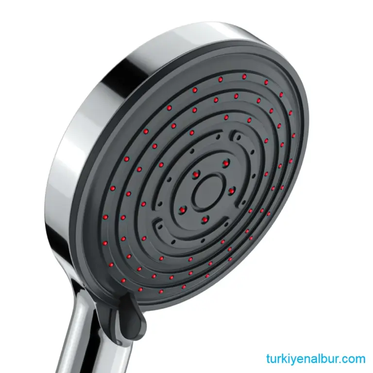 Valtemo Selfio El Duşu Krom-Siyah Kireç Kırıcılı (VS-9002)