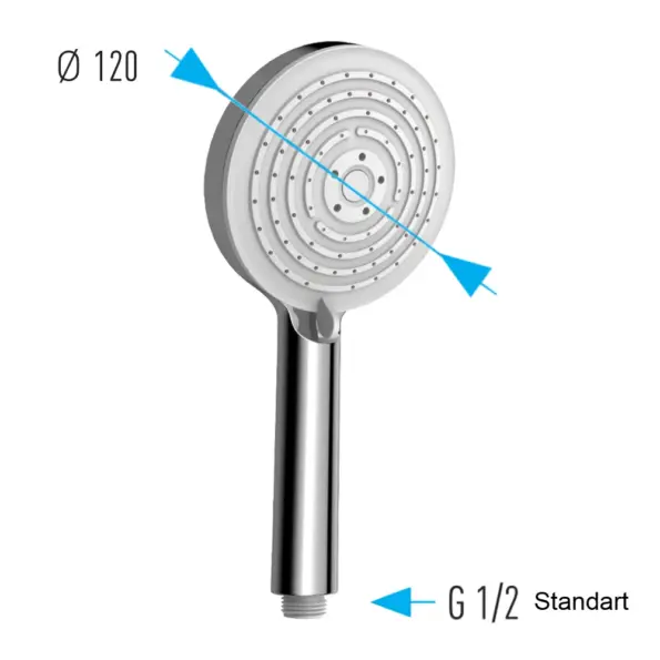 valtemo vs-9011 el duşu boyutu ölçüsü