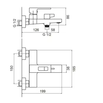 valtemo quatro vm-1121 krom banyo bataryası özellikleri ölçüsü boyutu