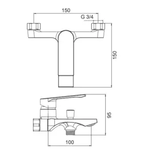 valtemo ritmo vm-1321 krom banyo bataryası ölçüsü boyutu