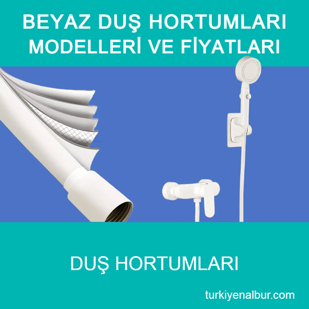 Duş Hortumu Modelleri ve Fiyatları 59 Beyaz Duş Hortumu Modelleri ve Fiyatları
