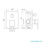 valtemo-quatro-vs-4402-krom-3-yollu-ankastre-dus-seti
