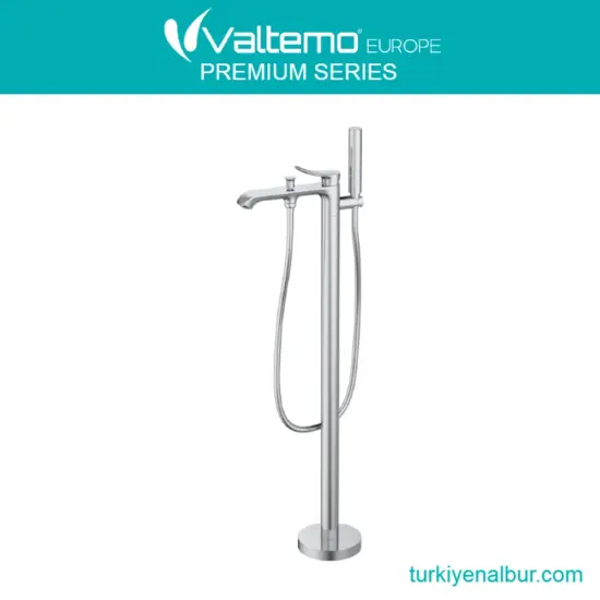 Valtemo Krom Ayaklı Banyo Küvet Bataryası Valero Vm-1271