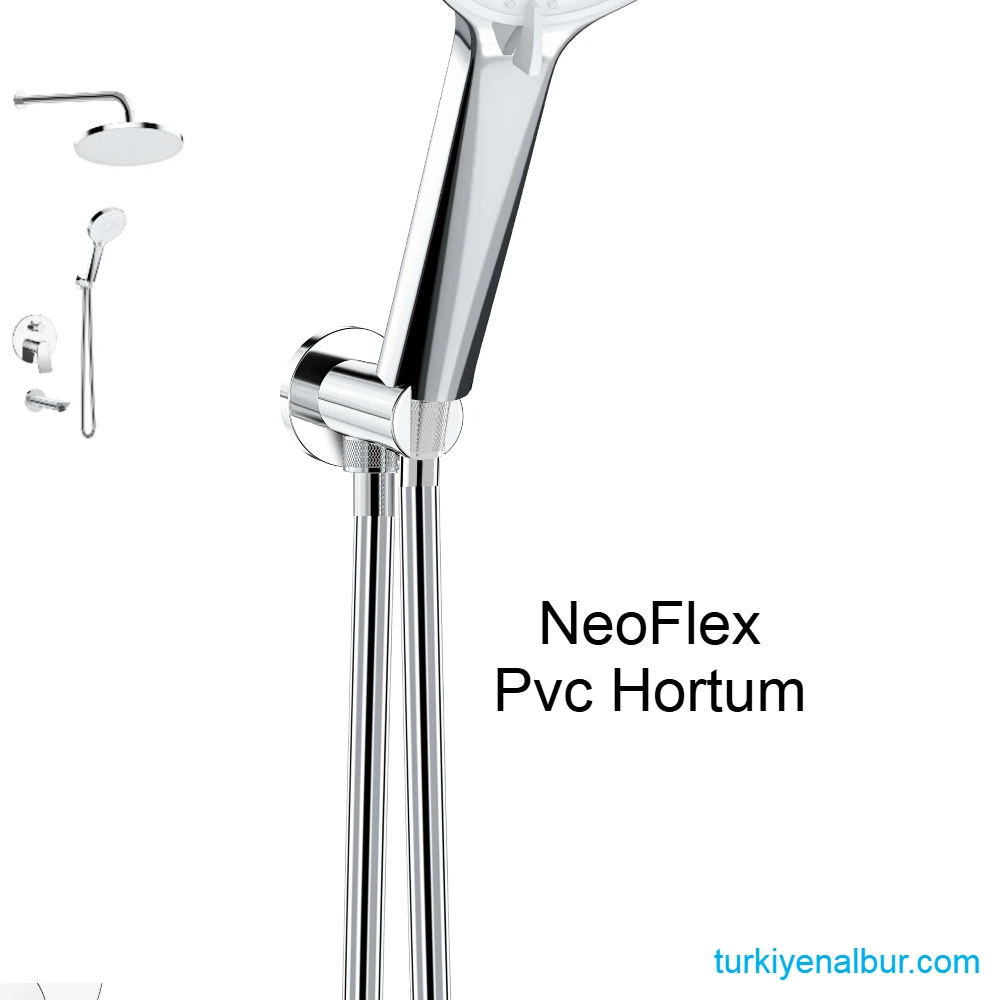 valtemo-vs-4406-ankastre-dus-seti-pvc-hortum Valtemo VS-4406 NeoFlex Pvc Hortumlu Ankastre Duş Seti
