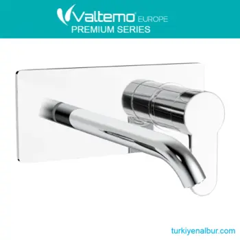 Valtemo Teos VS-4873 Siyah Ankastre Lavabo Bataryası 9 Valtemo 4871 Krom Ankastre Lavabo Bataryası