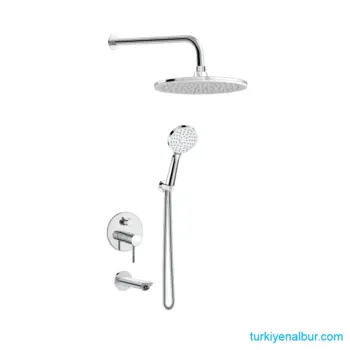 Valtemo Iconic VS-4416 Krom Ankastre Duş Seti