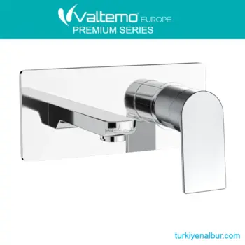 Valtemo Teos Square VS-4870 Krom Ankastre Lavabo Bataryası 6 Valtemo Ritmo 4874 Krom Ankastre Lavabo Bataryası