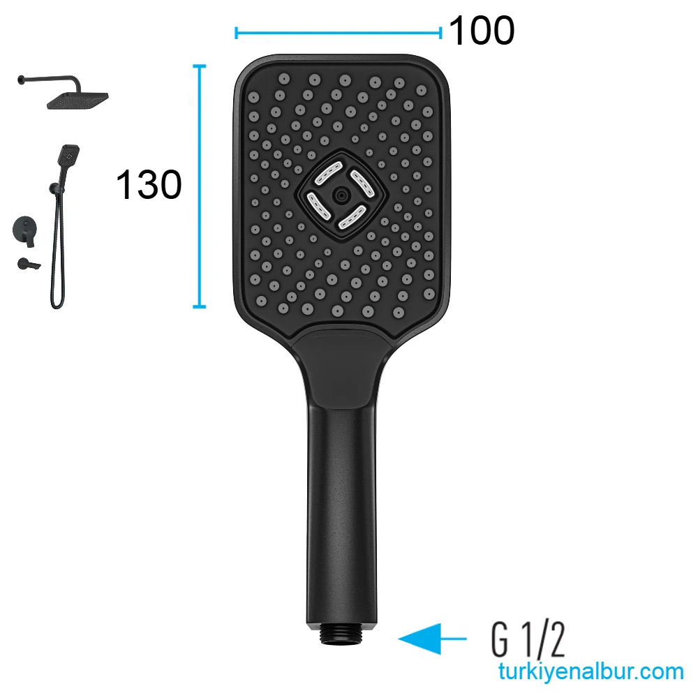 valtemo-valero-vs-4414-mat-siyah-ankastre-dus-seti-el-dusu Valtemo VS-4414 Mat Siyah Ankastre Duş Seti El Duşu