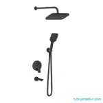 Valtemo Valero VS-4414 Mat Siyah Ankastre Duş Seti - 3 Yollu - Mat Black 1 valtemo-vs-4414-mat-siyah-ankastre-dus-seti