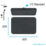 valtemo-vs-4414-mat-siyah-ankastre-dus-seti