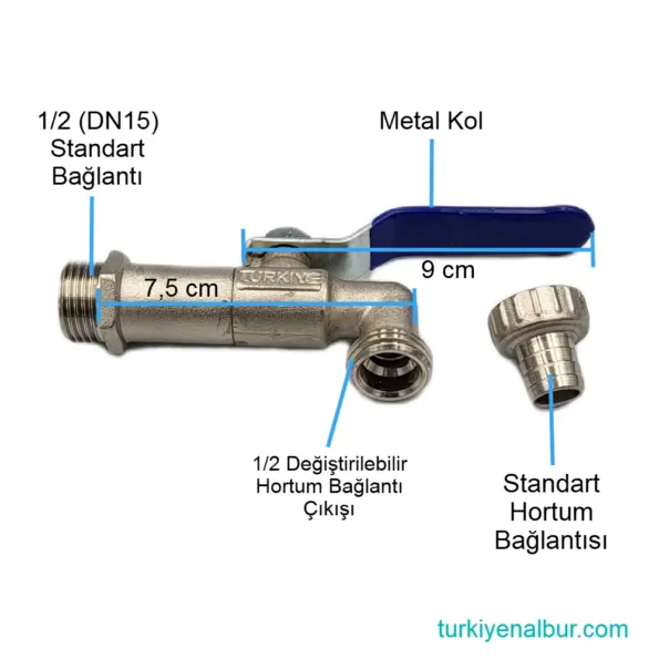 Küresel Musluk Çeşme Teknik Bilgileri
