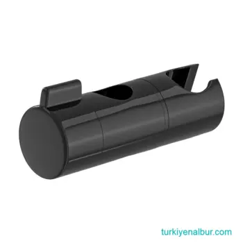 Valtemo VS 167 Mat Siyah Sürgülü ve Tepe Duşları İçin Mafsallı Slider, El Duşu Tutma Aparatı