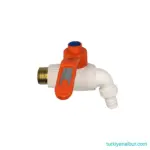 Plastik Küresel Bahçe Musluğu 1/2