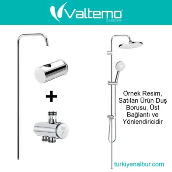 Valtemo Butonlu Duş Seti Profil Borusu