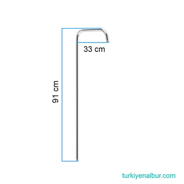 Tepe Duş Seti Profil Borusu Ölçüleri ve Boyutu - Valtemo VS-460