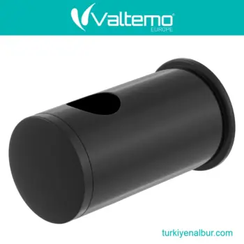 Valtemo VS-142 Siyah Duş Seti Borusu Sabitleme Aparatı, Boru Kelepçesi