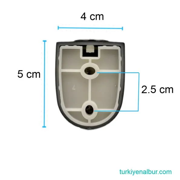 Valtemo VS 100 Krom Duş Mafsalı Boyutu ve Ölçüleri