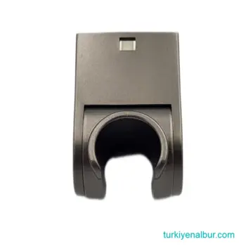 Valtemo Art Gray (Antrasit) Duvara Sabitlemeli Mafsallı El Duşu Tutacağı