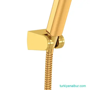Valtemo VS 110 Mat Gold Altın Duvara Sabitlemeli El Duşu Mafsalı