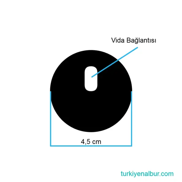 Valtemo VS-140 Bağlantı Aparatı Ölçüsü Boyutu