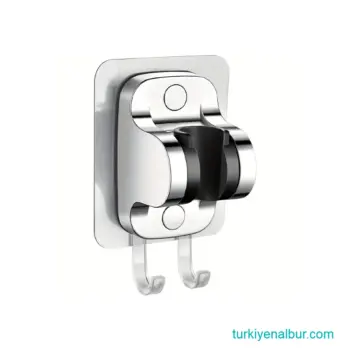 Yapışkanlı Krom El Duşu Tutacağı Mafsal Romena RM-5030