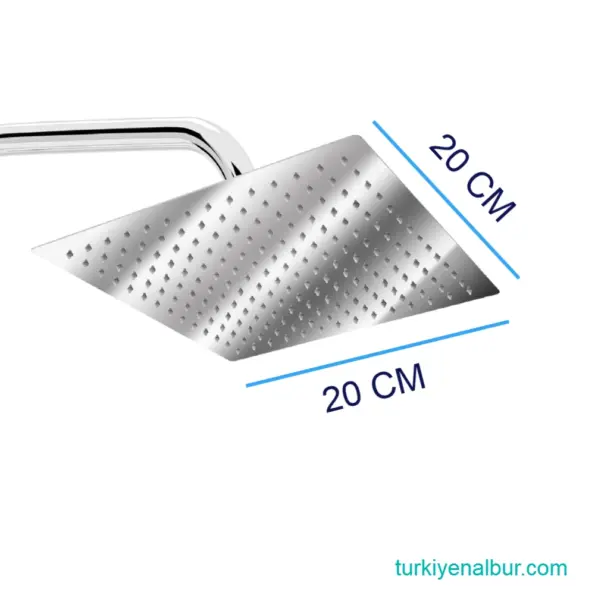 Metal Duş Başlığı Ölçüleri - Dushlux DC-0120