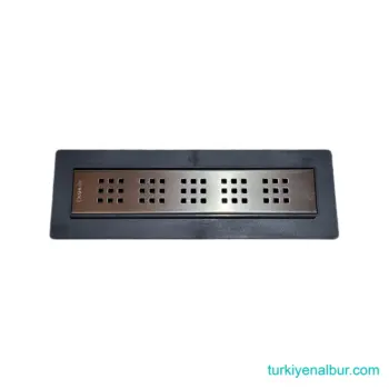 Dushlux DC-0812 30 cm Paslanmaz Çelik Flanşlı Duş Kanalı