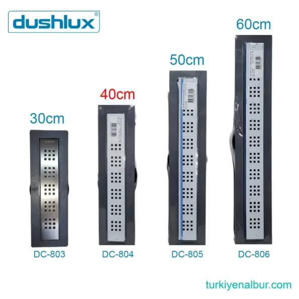 Duşlux Punto Kare Delikli 40 cm Duş Kanalı