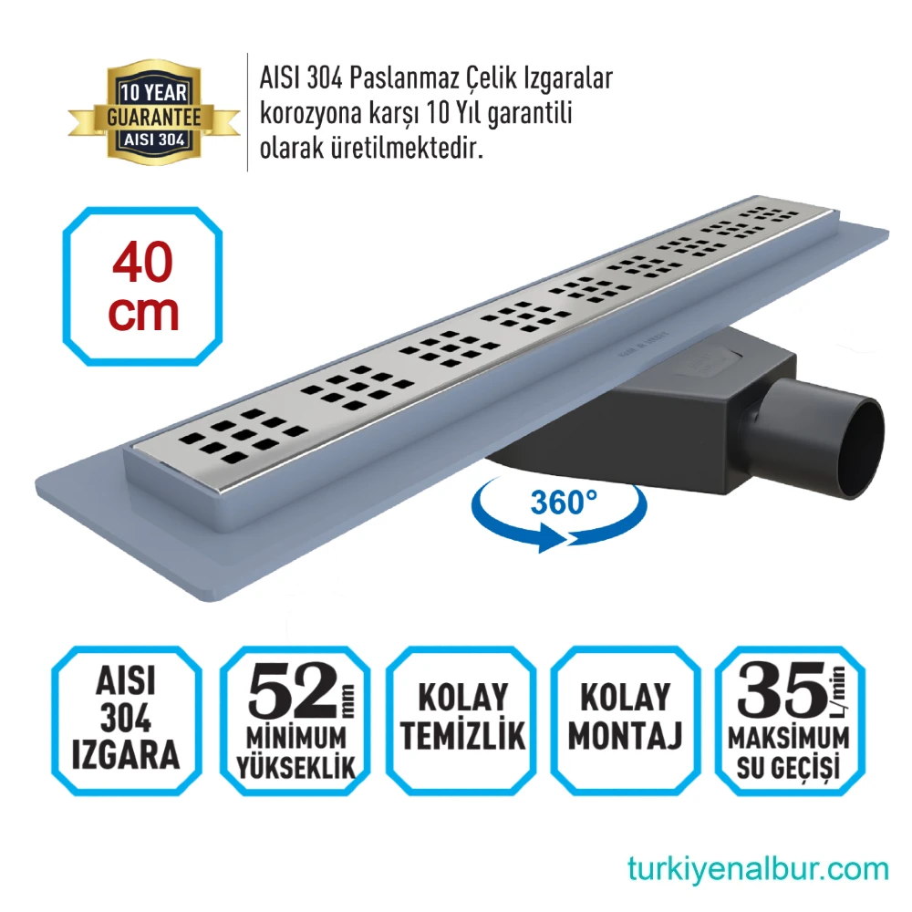 paslanmaz-celik-inox-40-cm-dus-kanali-dc-0804 Paslanmaz Çelik (İnox) 40cm Lineer Duş Kanalı