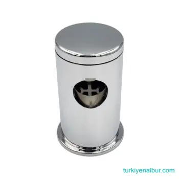 Valtemo VS-130 Krom Duş Seti Borusu Duvar Sabitleme Aparatı - Boru Kelepçesi