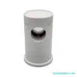 Valtemo VS 131 Beyaz Tepe Duş Seti Duvar Kelepçesi - Delikli