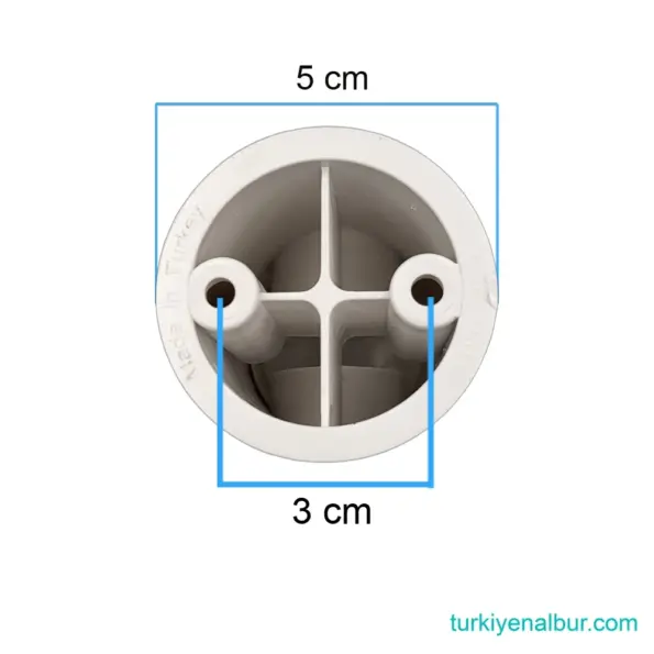Valtemo VS-131 Vida Delikleri Arasındaki Mesafe Boyutu ve Ölçüsü