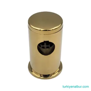 Valtemo VS-136 Gold Tepe Duş Seti Duvar Bağlantı Kelepçesi - Delikli