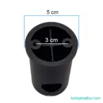 valtemo-vs-137-mat-siyah-tepe-dus-seti-duvar-kelepcesi-delikli